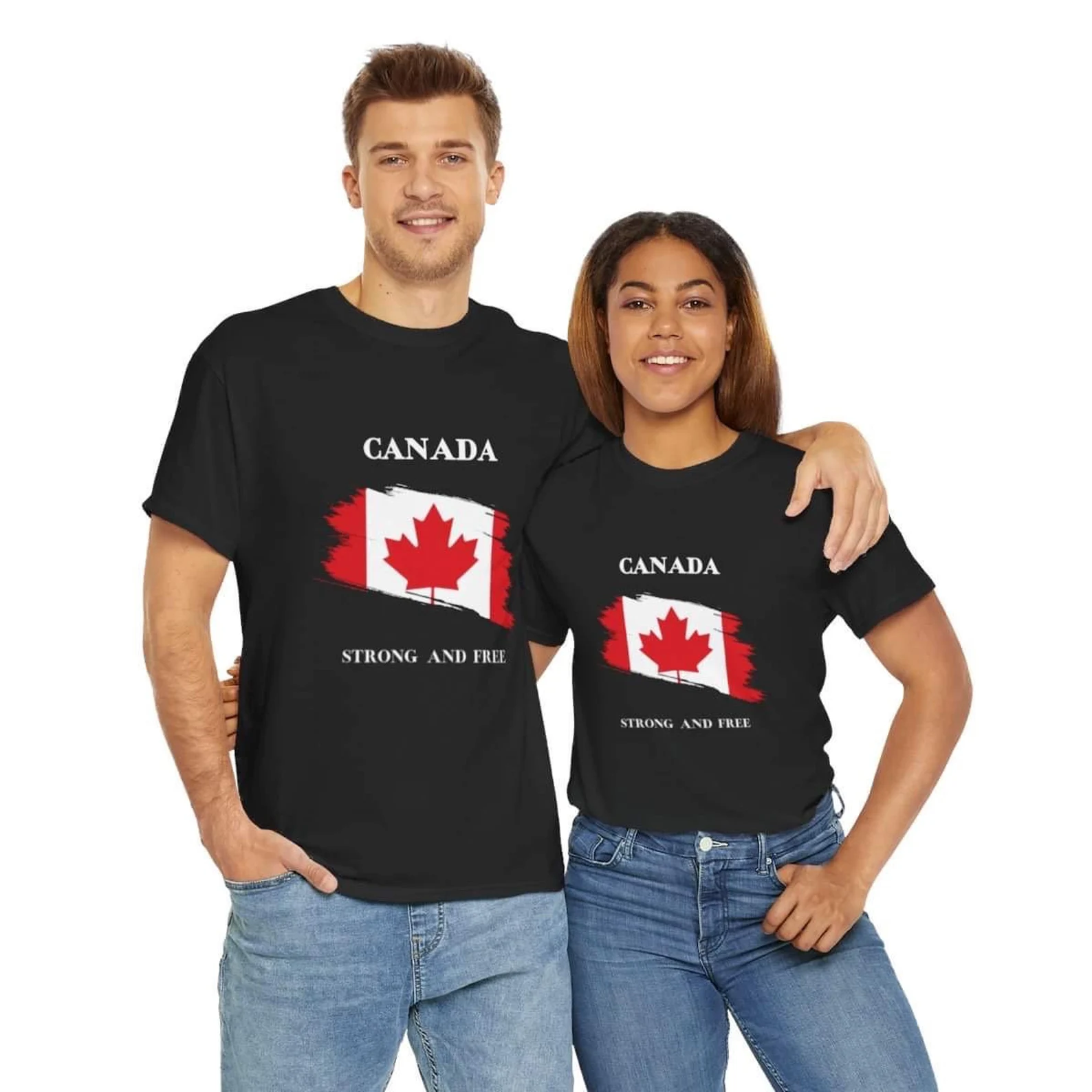 Canada Day Strong and Free T Shirt